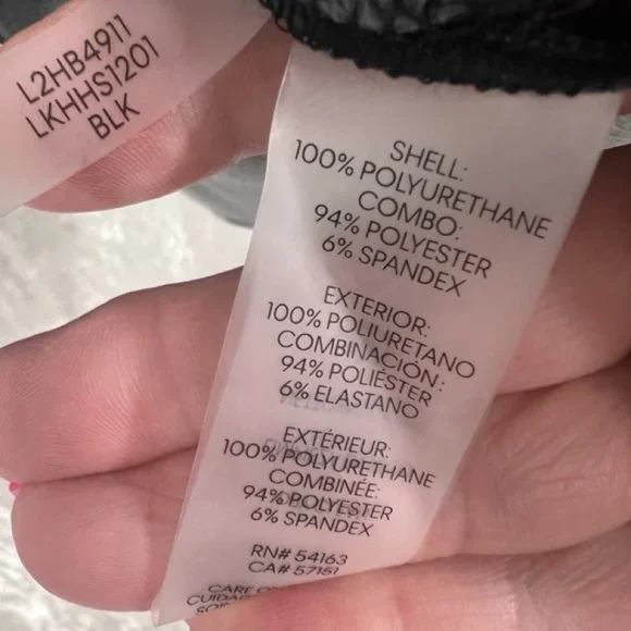 Karl Lagerfeld Paris, Women’s Faux leather dress silver-tone studs. SZ 6, NWT - Picture 12 of 13